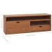 Mueble de TV madera maciza de teca 110x30x40 cm