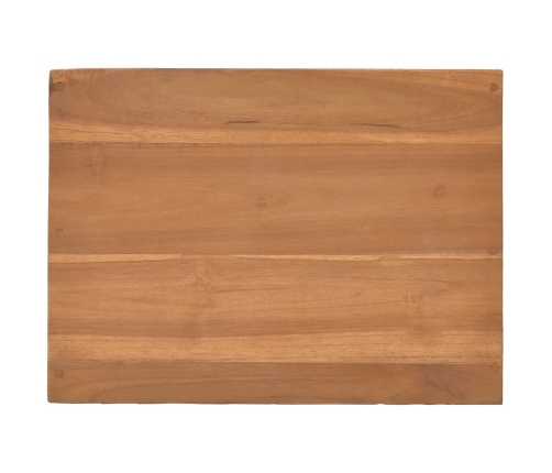 Mesita de noche madera maciza de teca 40x30x40 cm