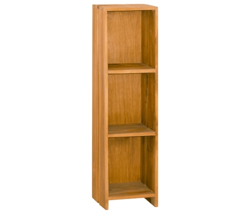 Estantería librería de madera maciza de teca 30x30x110 cm