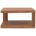 vidaXL Mesa de centro madera maciza de teca 65x65x33 cm