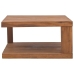 vidaXL Mesa de centro madera maciza de teca 65x65x33 cm