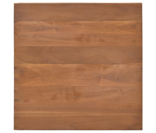 vidaXL Mesa de centro madera maciza de teca 65x65x33 cm