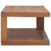 Mesa de centro de madera maciza de teca 90x50x35 cm