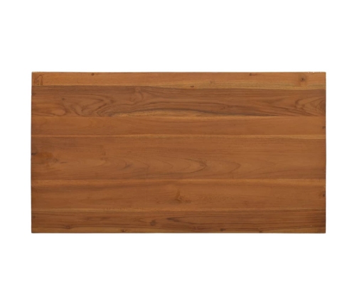 Mesa de centro de madera maciza de teca 90x50x35 cm