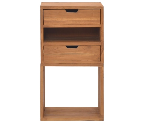 Mueble de almacenaje madera maciza de teca 40x30x76 cm