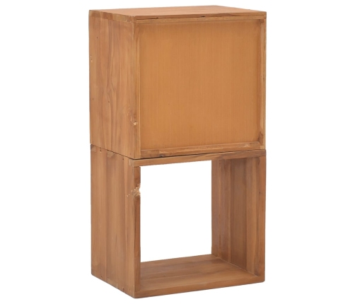 Mueble de almacenaje madera maciza de teca 40x30x76 cm