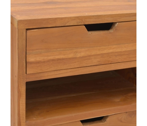 Mueble de almacenaje madera maciza de teca 40x30x76 cm