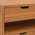 Mueble de almacenaje madera maciza de teca 40x30x76 cm