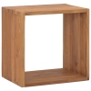 vidaXL Mesita de noche de madera maciza de teca 40x30x40 cm