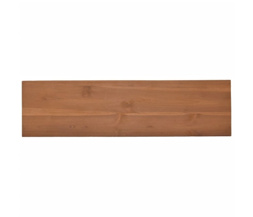 Mesa consola de madera maciza de teca 110x30x79 cm