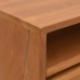 Mesa consola de madera maciza de teca 110x30x79 cm