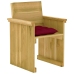 Comedor de jardín 7 pzas con cojines madera de pino impregnada