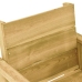 Comedor de jardín 7 pzas con cojines madera de pino impregnada