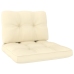 Set muebles de jardín y cojines 4 pzas madera pino impregnada
