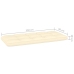 Set muebles de jardín y cojines 5 pzas madera pino impregnada