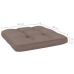 Set muebles de jardín y cojines 3 pzas madera pino impregnada