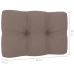 Set muebles de jardín y cojines 3 pzas madera pino impregnada