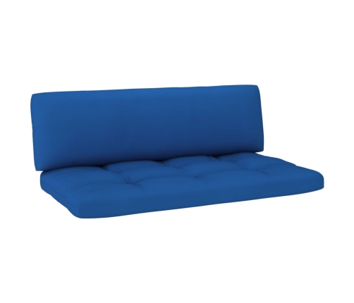 Muebles de palets 4 pzas y cojines madera pino impregnada