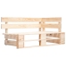 Muebles de palets 6 pzas y cojines madera pino impregnada