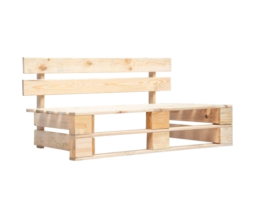 Muebles de palets 6 pzas y cojines madera pino impregnada