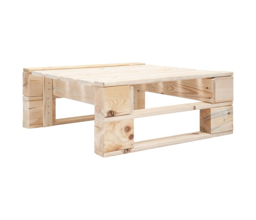 Muebles de palets 6 pzas y cojines madera pino impregnada