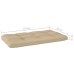 Muebles de palets 6 pzas y cojines madera pino impregnada