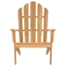 Silla Adirondack de madera de teca maciza