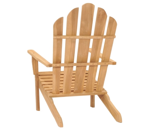 Silla Adirondack de madera de teca maciza