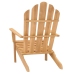 Silla Adirondack de madera de teca maciza