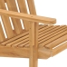 Silla Adirondack de madera de teca maciza