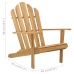 Silla Adirondack de madera de teca maciza