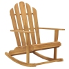 Mecedora Adirondack de madera de teca maciza