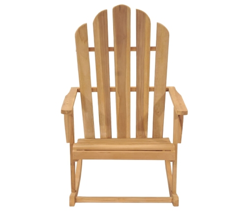 Mecedora Adirondack de madera de teca maciza