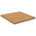 Tablero de mesa cuadrado madera maciza de teca 40x40x2,5 cm