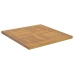 Tablero de mesa cuadrado madera maciza de teca 50x50x2,5 cm