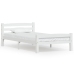 Estructura de cama sin colchón madera de pino blanco 100x200 cm