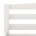 Estructura de cama sin colchón madera de pino blanco 100x200 cm