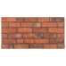 Paneles de pared 3D diseño de ladrillo 10 uds EPS terracota