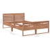 vidaXL Estructura de cama de madera maciza de teca 120x200 cm