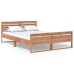 Estructura de cama madera maciza de teca 140x200 cm