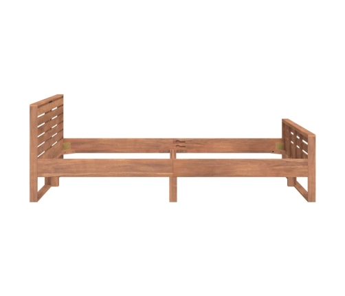 Estructura de cama madera maciza de teca 140x200 cm