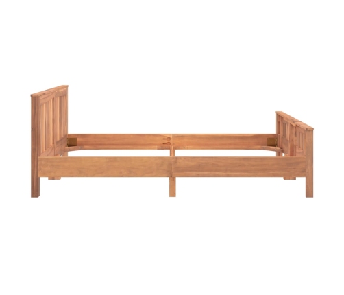 Estructura de cama madera de teca maciza 140x200 cm