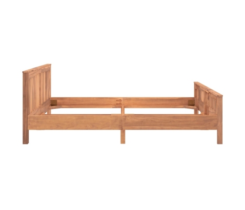 Estructura de cama madera de teca maciza 160x200 cm