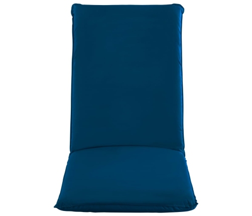 Tumbona plegable de tela Oxford azul marino