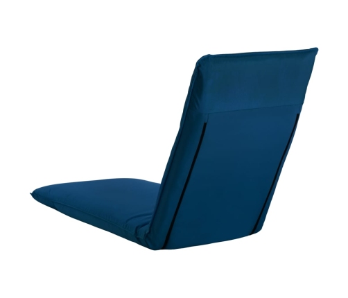 Tumbona plegable de tela Oxford azul marino