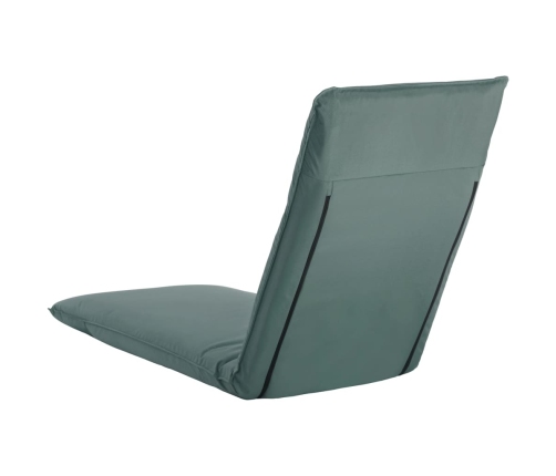 Tumbona plegable de tela Oxford gris