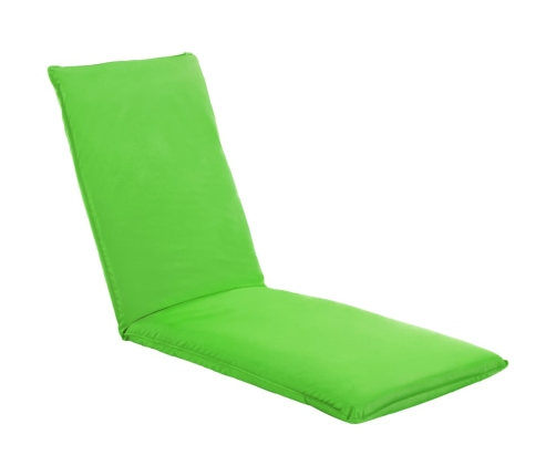 Tumbona plegable de tela Oxford verde