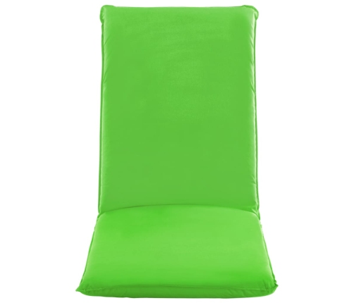 Tumbona plegable de tela Oxford verde