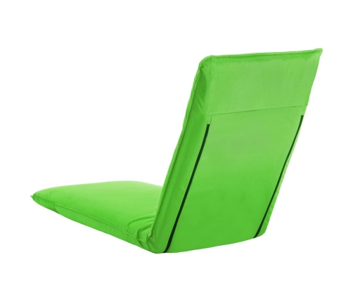 Tumbona plegable de tela Oxford verde