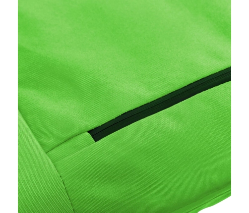 Tumbona plegable de tela Oxford verde